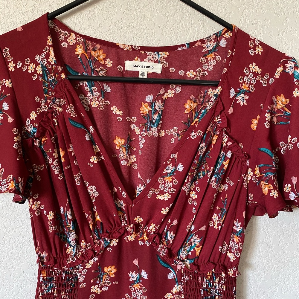 Floral midi dress